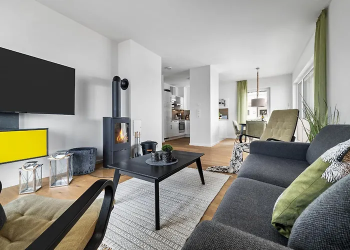 Ocean Harbour- 2 Og, Balkon, Kamin Apartamento Olpenitz